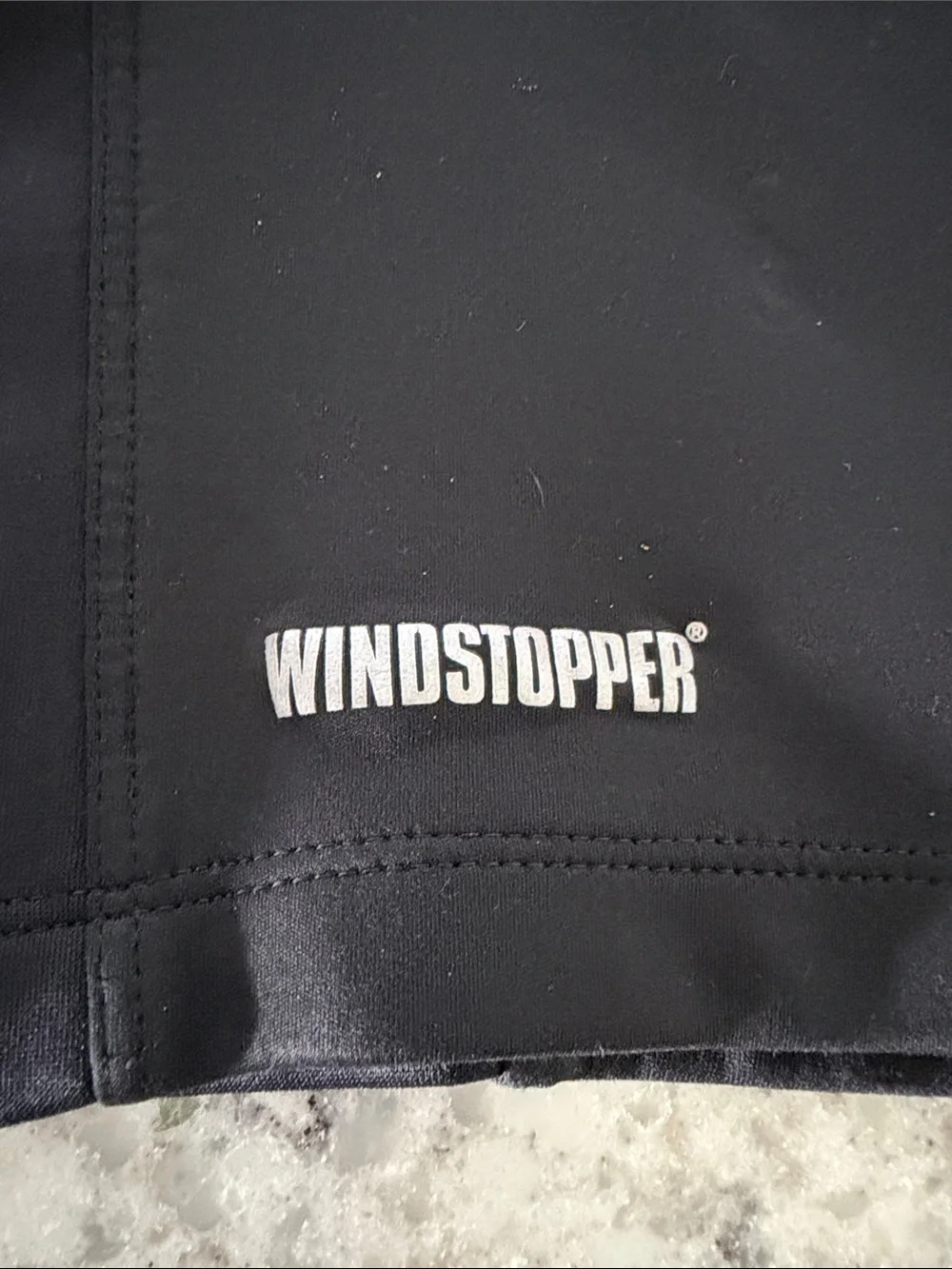 The North Face Black Jacket with Neon Green Zipper